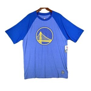 Golden State Warriors T-Shirt Men's L NBA Rockstar Tee Ultra Game Blue NEW
